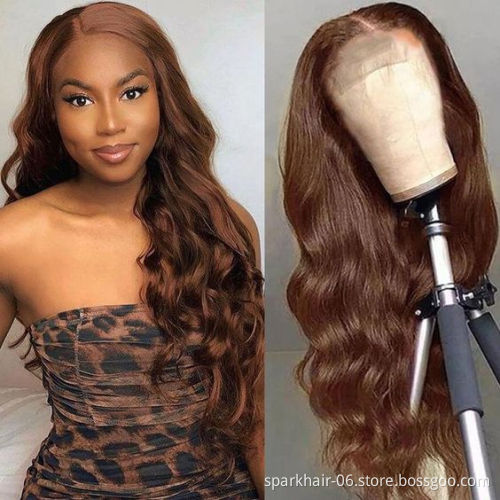 Cheap Colored 100% Human Hair Wigs For Black Women,HD Transparent Lace Closure Wig,Brazilian Virgin Hair 13x6 Lace Front Wig